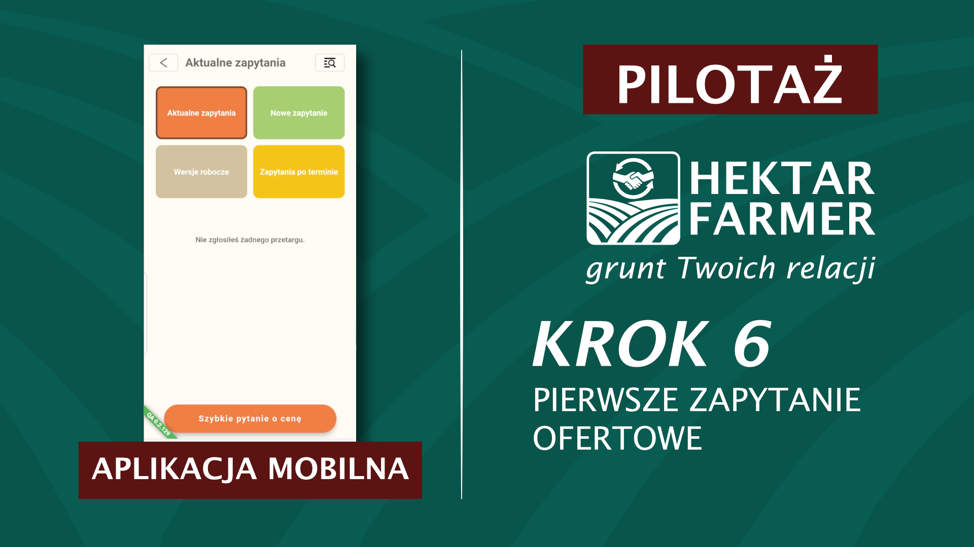 Samouczek - Aplikacja mobilna - Krok 6