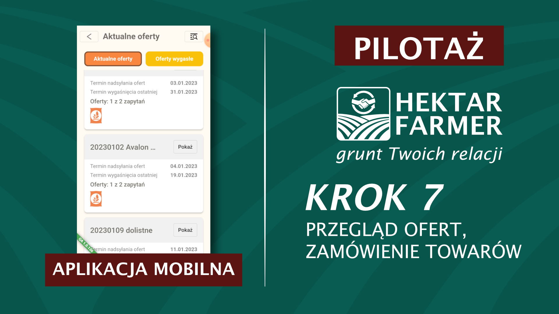 Samouczek - Aplikacja mobilna - Krok 7