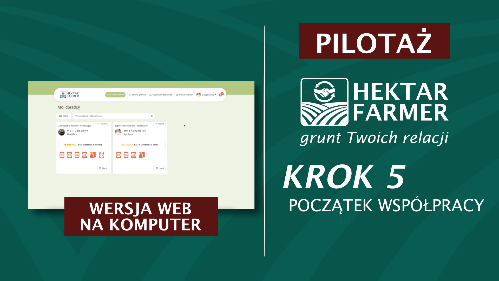 Samouczek - Aplikacja webowa - Krok 5