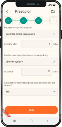 Asystent NPK - Krok 2 - Ustal historię i płodozmian
